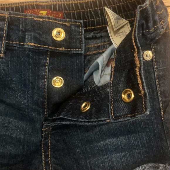 7 for all Mankind Jean shorts size 12 months - Picture 4 of 7
